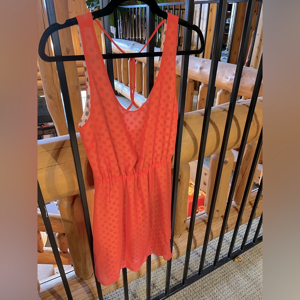 Lola orange dress, size small